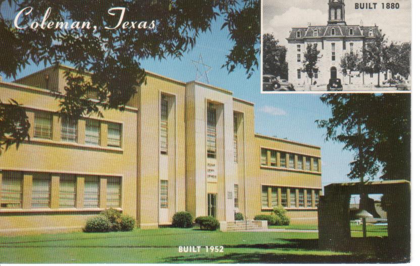 Coleman County Courthouse ca.1960
                        